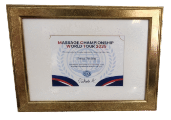 We’re thrilled to share that our owner, Irena, proudly represented Canada at the Massage Championship World Tour 2025.