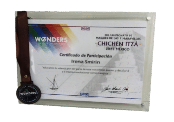 We’re proud to celebrate our owner, Irena, who received an award at the World Championship in Massage, hosted by the International Massage Association.